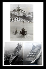 WWII BRITISH WARSHIP ORIGINAL PHOTOS.