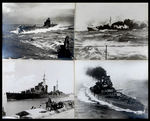 WWII BRITISH WARSHIP ORIGINAL PHOTOS.