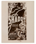 "THE SHADOW" MOVIE SERIAL POSTER STILL PAIR.