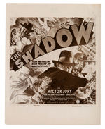 "THE SHADOW" MOVIE SERIAL POSTER STILL PAIR.