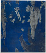 JOHN KENNEDY ASSASSINATION NOV. 1963 PHOTO PRINTING PLATES OF RUBY/OSWALD AND FUNERAL.