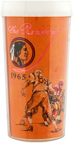 "THE REDSKINS - 1965 - SONNY JURGENSEN" ORIGINAL TUMBLER ART.