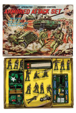 "MARX ARMORED ATTACK BATTERY OPERATED SET."