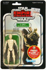 "STAR WARS: THE EMPIRE STRIKES BACK" C-3PO (REMOVABLE LIMBS) & BOSSK CARDED ACTION FIGURE PAIR.