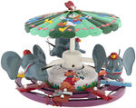 MECHANICAL MUSICAL DISNEY MERRY-GO-ROUND" BOXED MARX WIND-UP CAROUSEL.