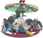 MECHANICAL MUSICAL DISNEY MERRY-GO-ROUND" BOXED MARX WIND-UP CAROUSEL.