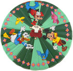 MECHANICAL MUSICAL DISNEY MERRY-GO-ROUND" BOXED MARX WIND-UP CAROUSEL.