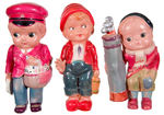 BOYS AND GIRLS CELLULOID FIGURE LOT OF 8.