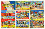 WWII LOT OF 12 US AIR FIELD POSTCARDS.