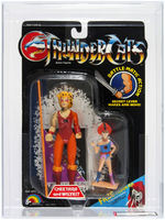 "THUNDERCATS" CHEETARA & WILYKIT AFA-GRADED ACTION FIGURES.