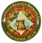 “GOTTFRIED KRUEGER BREWING CO. HIGH GRADE BEER” TIP TRAY.