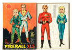 "FIREBALL XL5" PAPERDOLL/GAME BOXED PAIR.