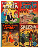 "LITTLE ORPHAN ANNIE/SKEEZIX" BLB FOUR PIECE LOT.