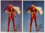 "ADVENTURES OF CAPTAIN MARVEL" LOBBY CARD & PREMIUM PICTURE PAIR.