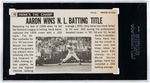 1964 TOPPS GIANTS BASEBALL COMPLETE SET W/SGC GRADED KEY CARDS.