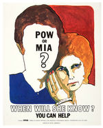 AMERICAN PRISONERS/POW/MIA POSTERS CIRCA EARLY 1970s.