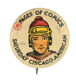 BUCK ROGERS 1930s BUTTON FROM "SATURDAY CHICAGO AMERICAN" SET OF TEN CHARACTERS.