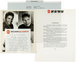 "ABC TELEVISION NETWORK 1969/70 SEASON PROGRAM INFORMATION" PROMOTIONAL KIT.