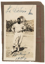 DIHIGO COLLECTION 1932 SIGNED PHOTO OF MARTIN IN NEGRO LEAGUE HILLDALE UNIFORM.