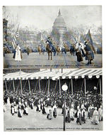 SUFFRAGETTE PARADE MARCH 3, 1913 WASHINGTON DC POSTCARD PAIR.