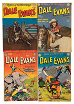 “DALE EVANS COMICS” COMIC BOOK LOT INCLUDING FIRST ISSUE.