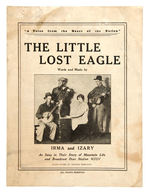 LINDBERGH BABY KIDNAPPING "THE LITTLE LOST EAGLE" SHEET MUSIC.