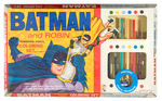 "BATMAN AND ROBIN" SEALED COLORING SET.