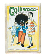 GOLLIWOG CHILD’S FEEDING DISH/CANDY CONTAINER/CARD DECK.
