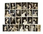 "CINEMA STARS" COMPLETE SET OF 25 HIGH QUALITY CIGARETTE CARDS BY ROTHMAN, LONDON.