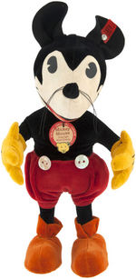 STEIFF "MICKEY MOUSE" DOLL WITH BUTTON/TAGS.