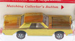 "HOT WHEELS CONTINENTAL MARK III" YELLOW ON CARD.