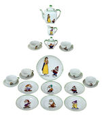 SNOW WHITE AND THE SEVEN DWARFS COMPLETE CHINA TEA SET.