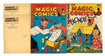 "MAGIC COMICS" COMIC BOOKS IN ORIGINAL SUBSCRIPTION ENVELOPES.