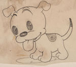 BETTY BOOP PUDGY THE PUPPY MODEL SHEET.