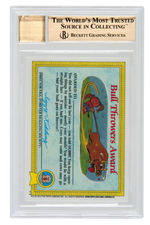 "TOPPS GARBAGE PAIL KIDS 2013 CHROME SERIES ONE JOHN POUND AUTOGRAPH" CARD BECKETT 9.5 GEM MINT.