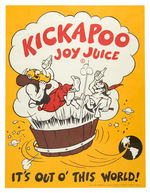 LI'L ABNER "KICKAPOO JOY JUICE" STORE SIGN PAIR.