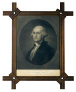 GEORGE WASHINGTON PRINT WITH SIGNATURE.