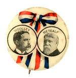 "WOOLLEY/METCALF" PROHIBITION JUGATE FROM 1900 UNLISTED IN HAKE.