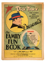 DICK TRACY/TIP TOP BREAD "FAMILY FUN BOOK" PLUS PREMIUM CARDS.