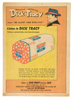 DICK TRACY/TIP TOP BREAD "FAMILY FUN BOOK" PLUS PREMIUM CARDS.