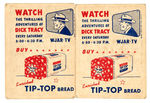 DICK TRACY/TIP TOP BREAD "FAMILY FUN BOOK" PLUS PREMIUM CARDS.