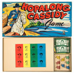 "HOPALONG CASSIDY GAME" BY MILTON BRADLEY.