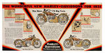 HARLEY-DAVIDSON 1930s BROCHURE LOT.