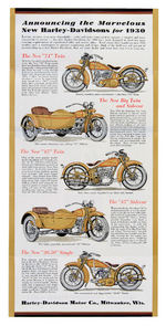 HARLEY-DAVIDSON 1930s BROCHURE LOT.