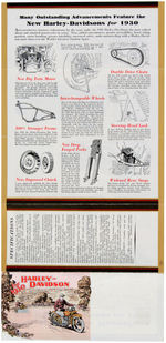 HARLEY-DAVIDSON 1930s BROCHURE LOT.