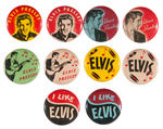 "ELVIS PRESLEY" BUTTONS.