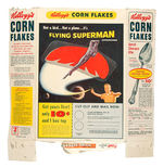 KELLOGG'S FLYING SUPERMAN PREMIUM WITH BOX BACK.