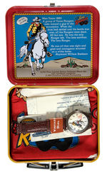 "THE LONE RANGER" LUNCH BOX/WATCH/BANDANNA SET BY FOSSIL.