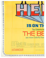 “THE BEATLES – HELP!” 6-SHEET MOVIE POSTER.