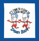 "BUSH-CHENEY 'THING 1 - THING 2' PRO-DEAN."